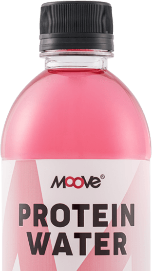 Bottle of clear whey protein isolate mixed berry flavour