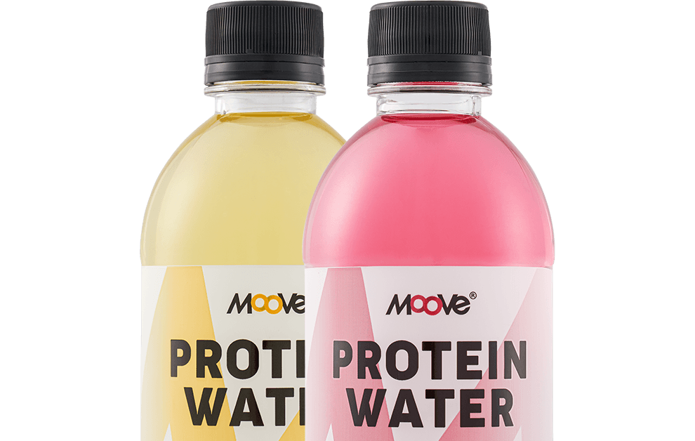 Two bottles of clear whey protein isolate